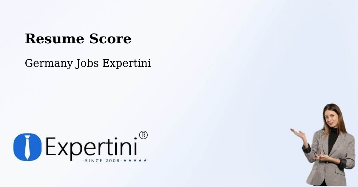 Resume Score & Job Description Match Tool – Kleve - Germany Jobs Expertini
